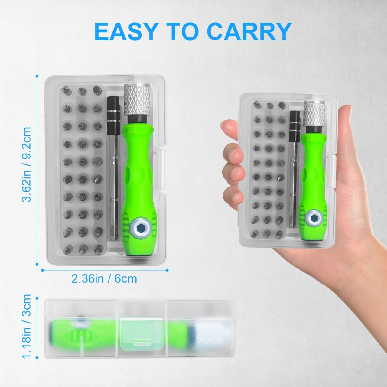 32 in 1 Small Precision Screwdriver Set, Magnetic Mini Screwdriver Set, Profess