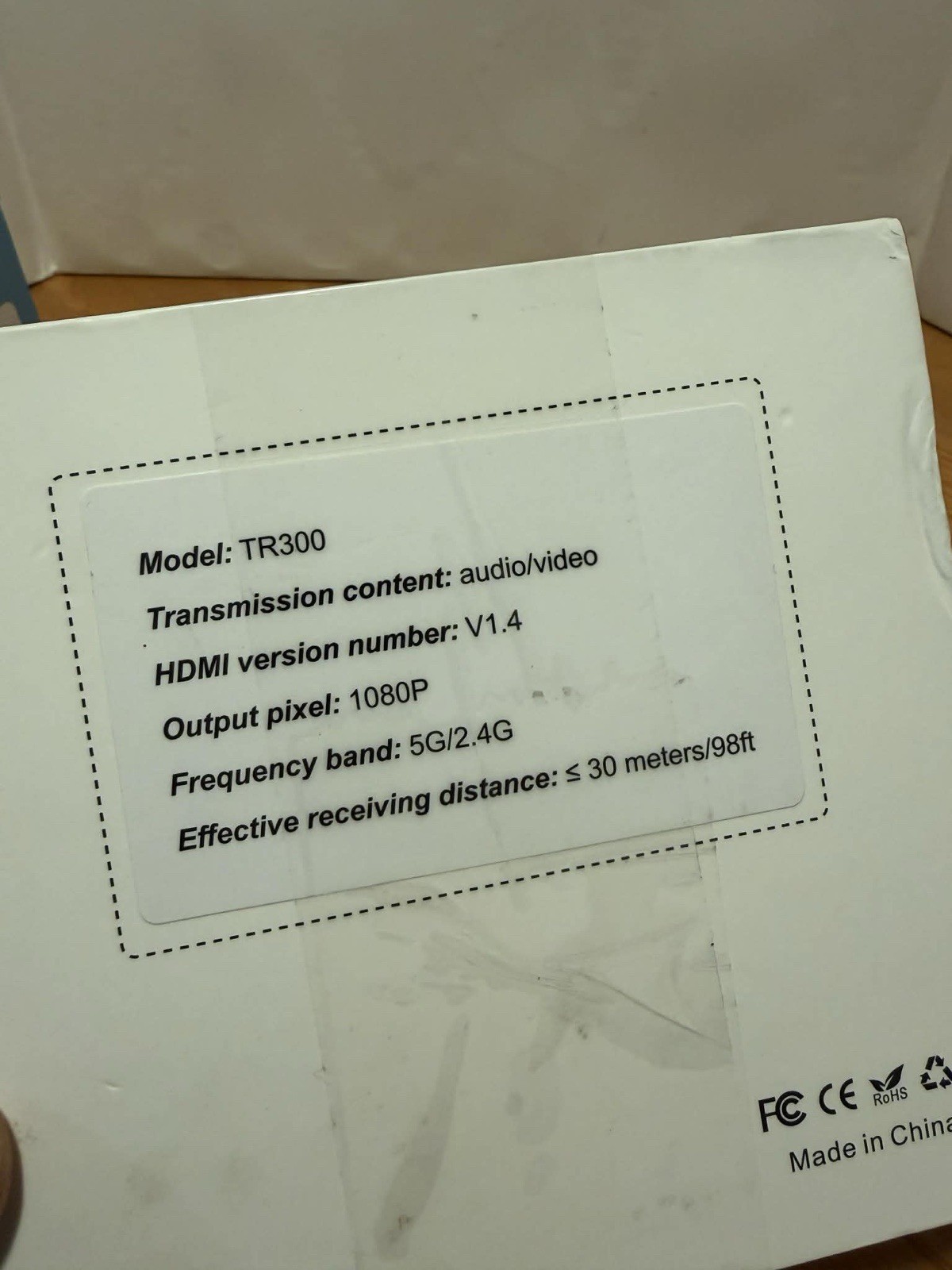 TR300 Wireless HDMI Transmitter (Used, BOTH are receivers)