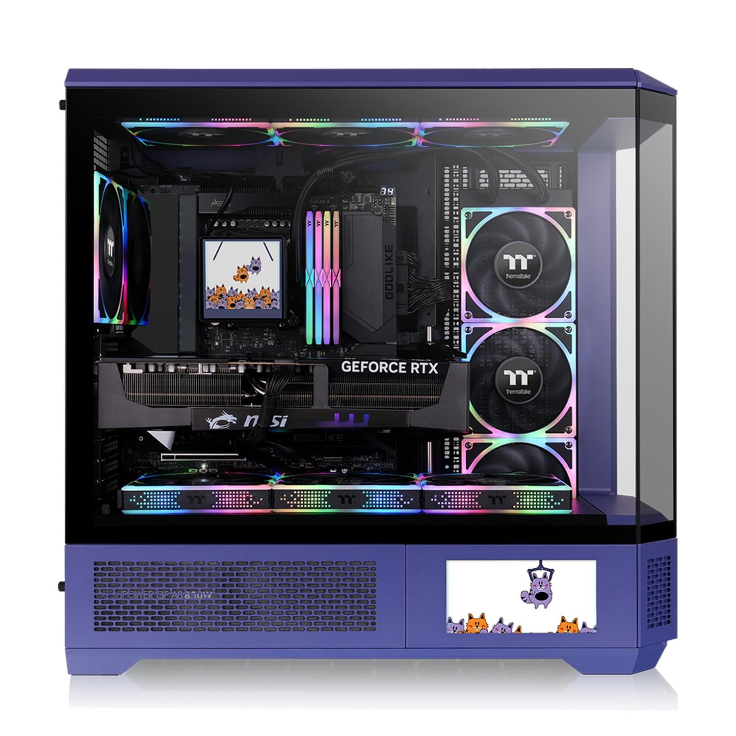 Thermaltake View 600 TG 6.0 Inch LCD Screen Panel Kit; LCD and Panel; 1480x720p;