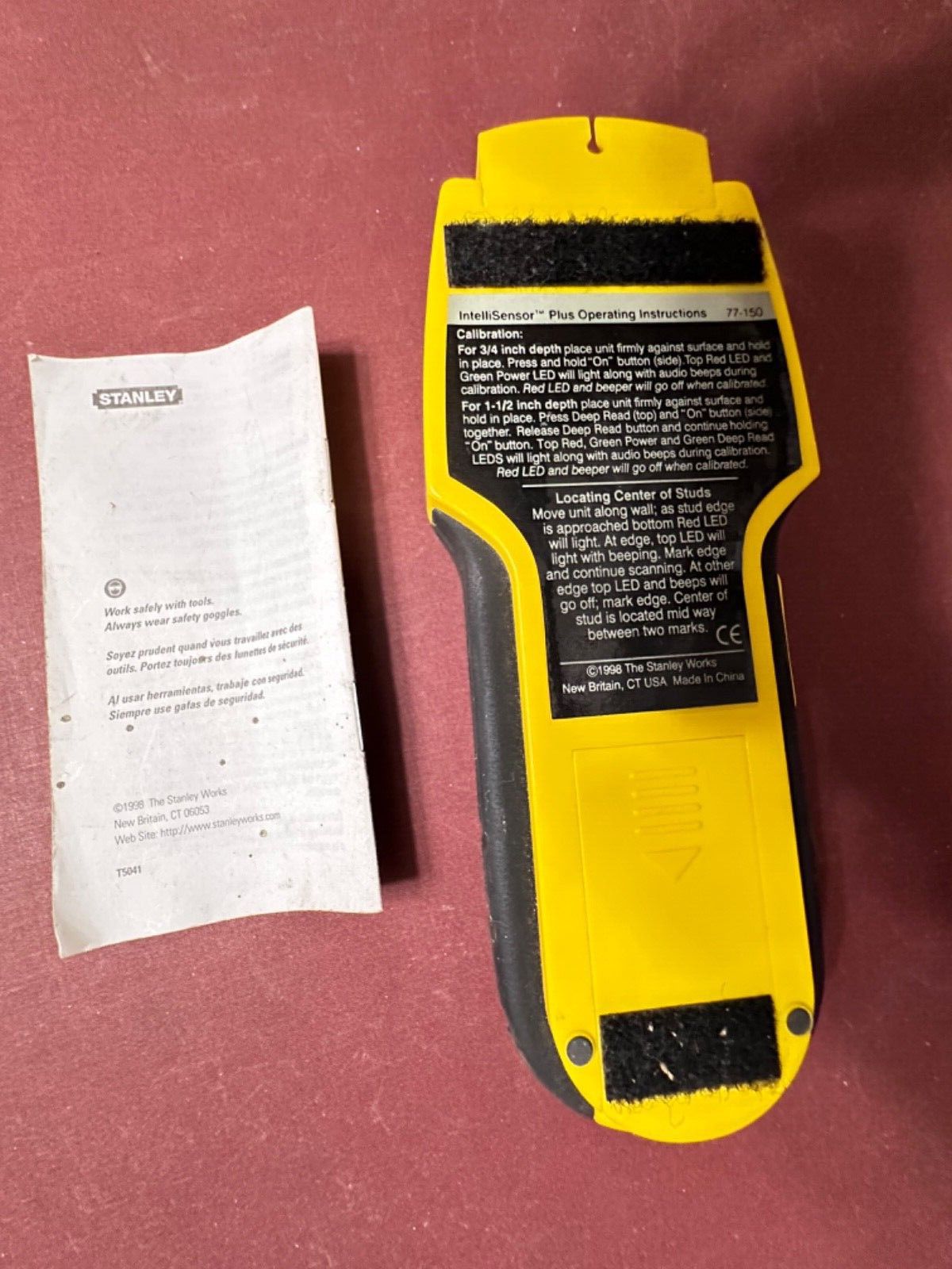 STANLEY IntelliSensorPlus Deep Read Stud Sensor Model 77-150