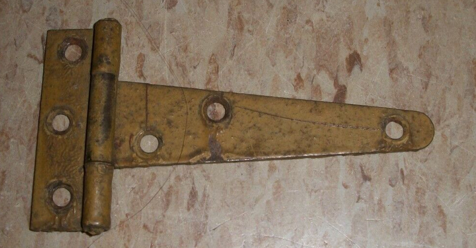 Antique Metal door Hinge part from Victorian home Barn fence