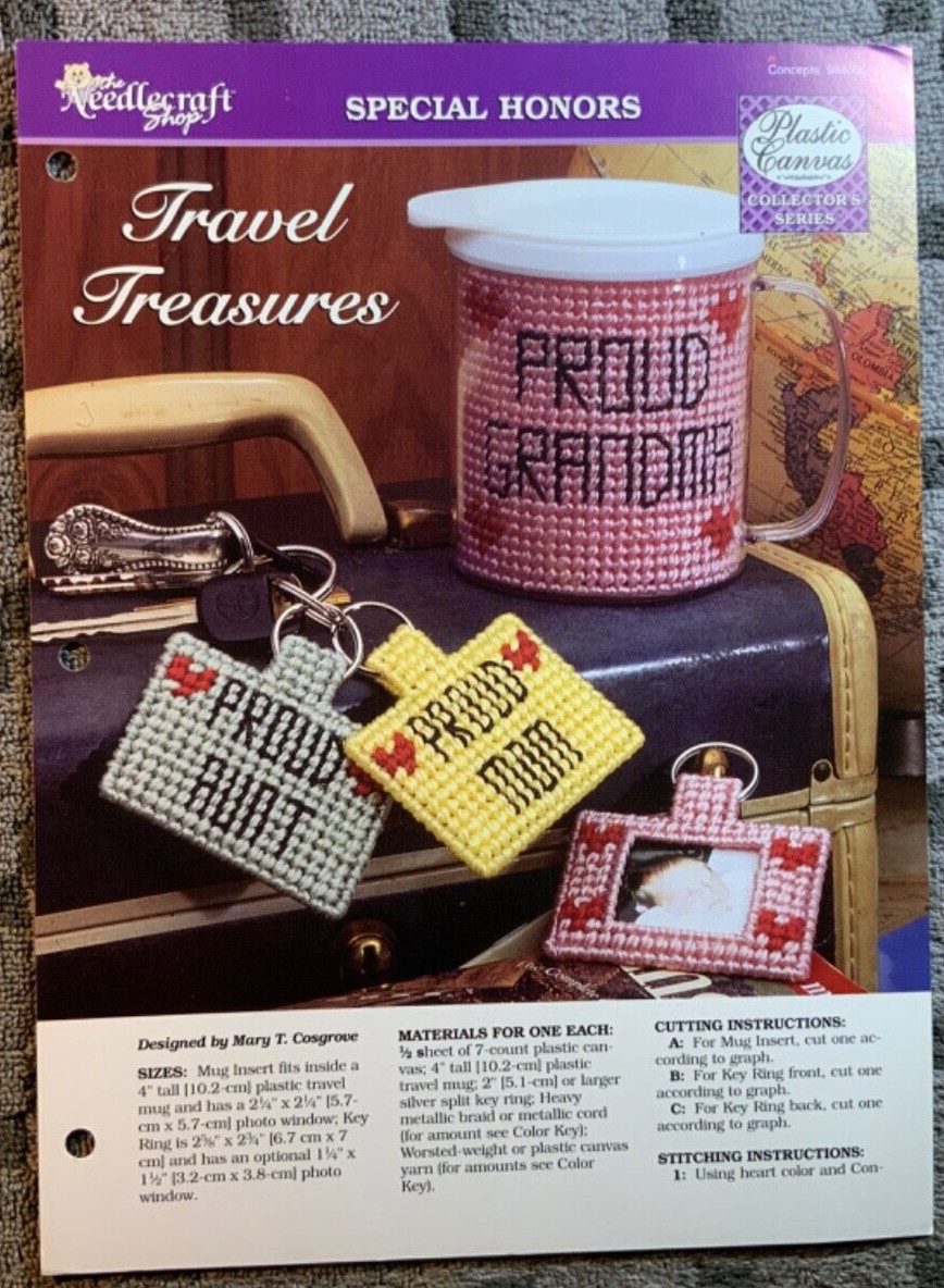 The Needlecraft Shop. Travel Treasures. Needlepoint Pattern