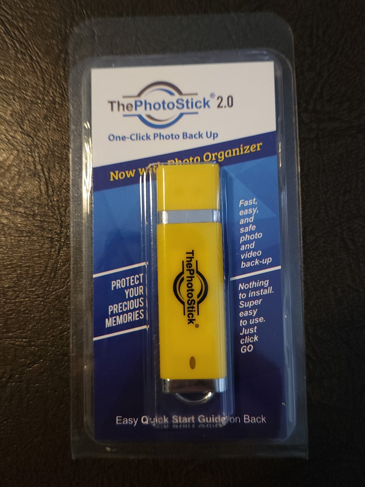 New in plastic PhotoStick 2.0" forXP,VISTA,7,8,8.1,10 and Mac OSX 10.6 and up