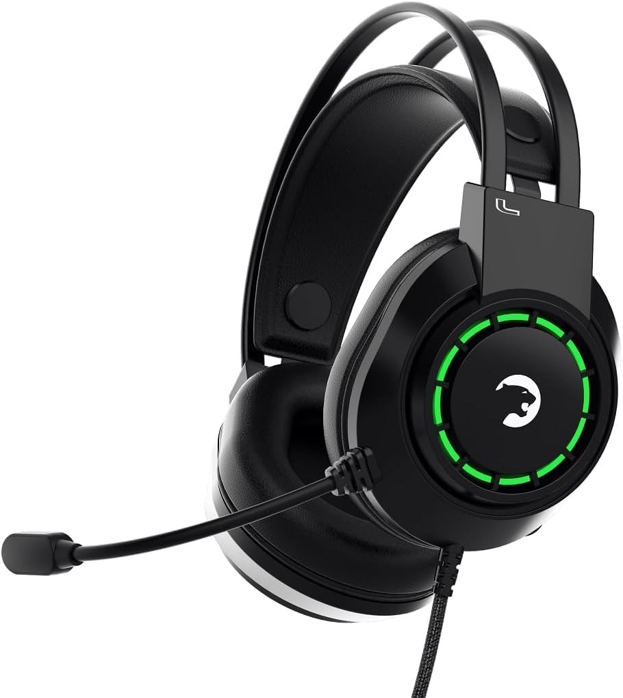 Audifonos Gamer con Microfono Para PC Conector 3.5 mm Auriculares con Cable NEW