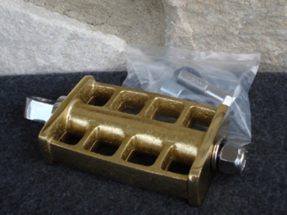 BRASS VINTAGE KICK START PEDAL FOR HARLEY PANHEAD SHOVELHEAD TRANSMISSION