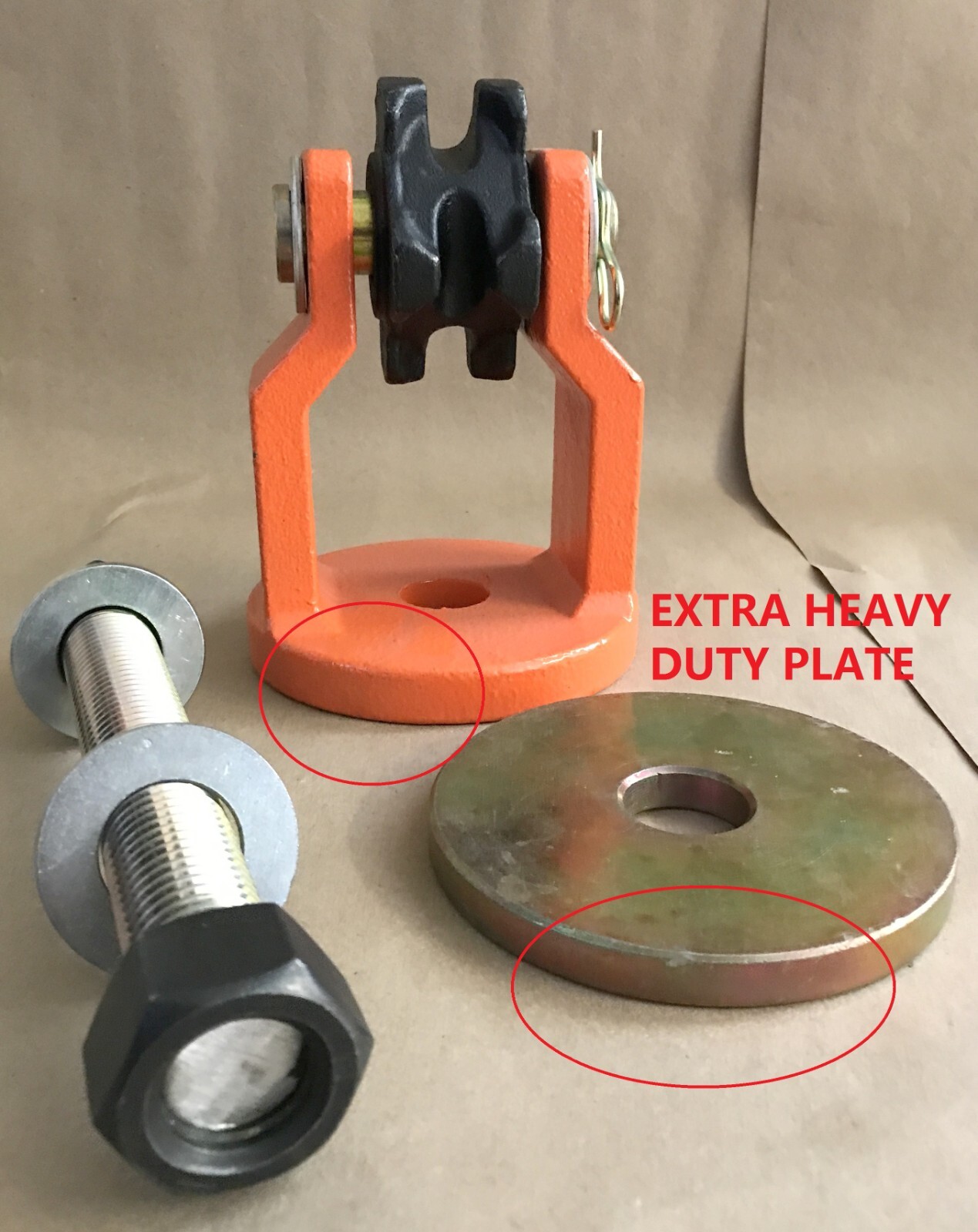AUTO BODY FRAME MACHINE DOWN PULLER FITS MOST MACHINES FORGED HEAVY DUTY