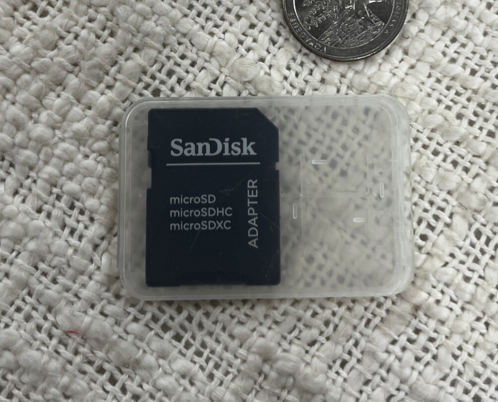 SanDisk Adapter MicroSD MicroSDHC 2013-07-03Y Made In China With Container