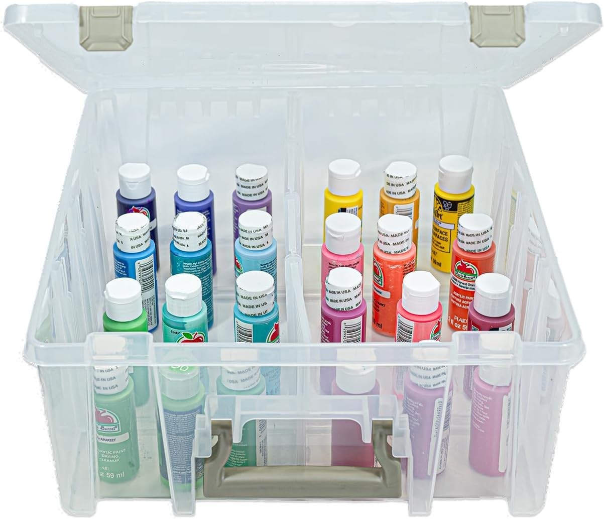 ArtBin Super Satchel Double Deep Compartment Box - with 8 Removable Compartments
