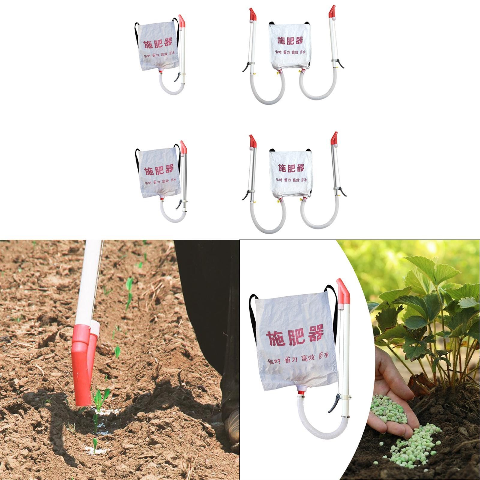 Carrying Woven Bag Manual Fertilizer Spreader Corn Fertilizing Tool 48x44cm