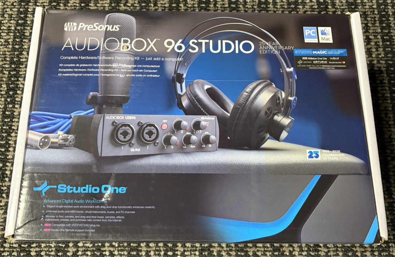 PreSonus® AudioBox USB® 96 Studio 25th Anniversary USB Audio Interface