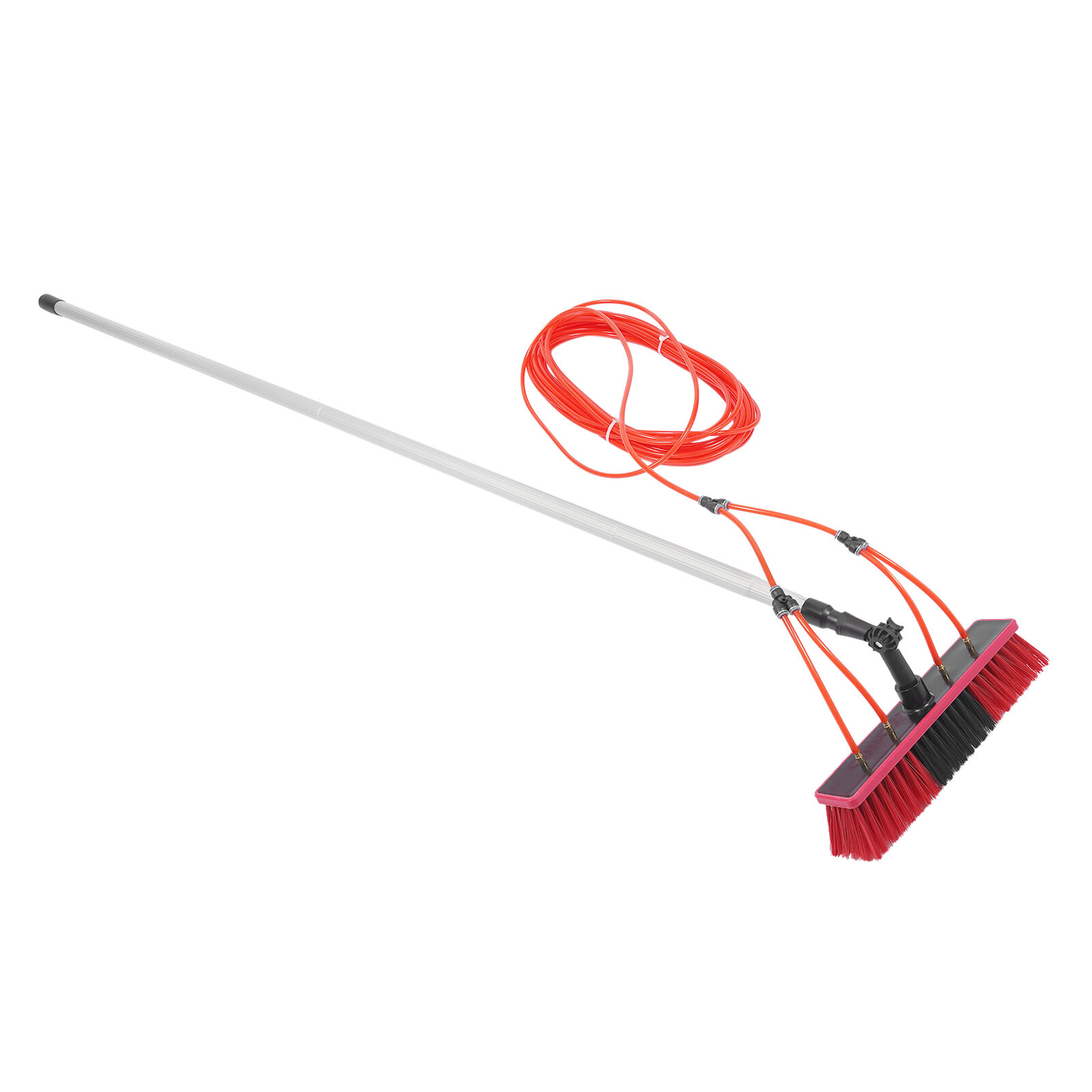 26FT Water Fed Pole Cleaning Brush Tool For Window+ Solar Panel Clean Washing
