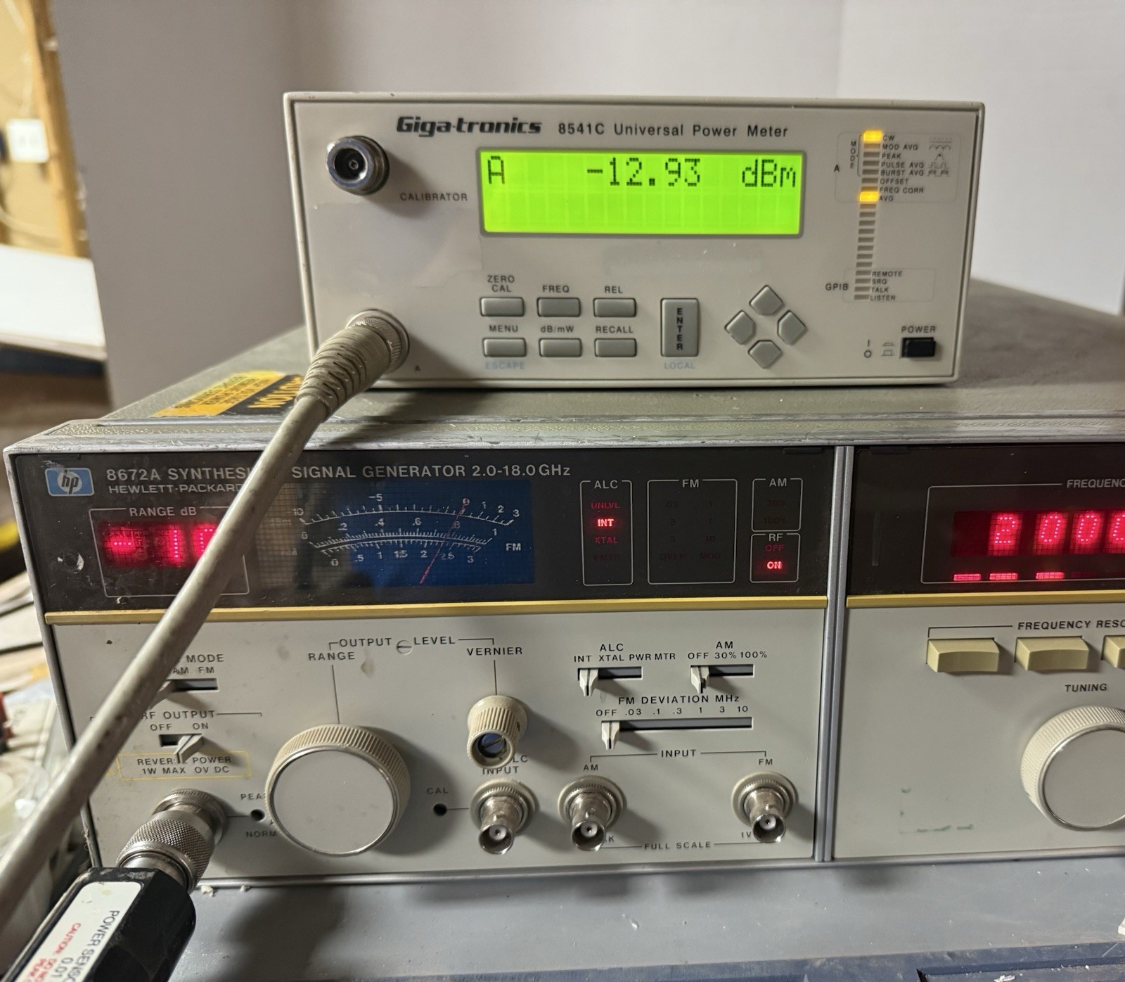 Gigatronics 80301A .01-18GHz RF Power Sensor