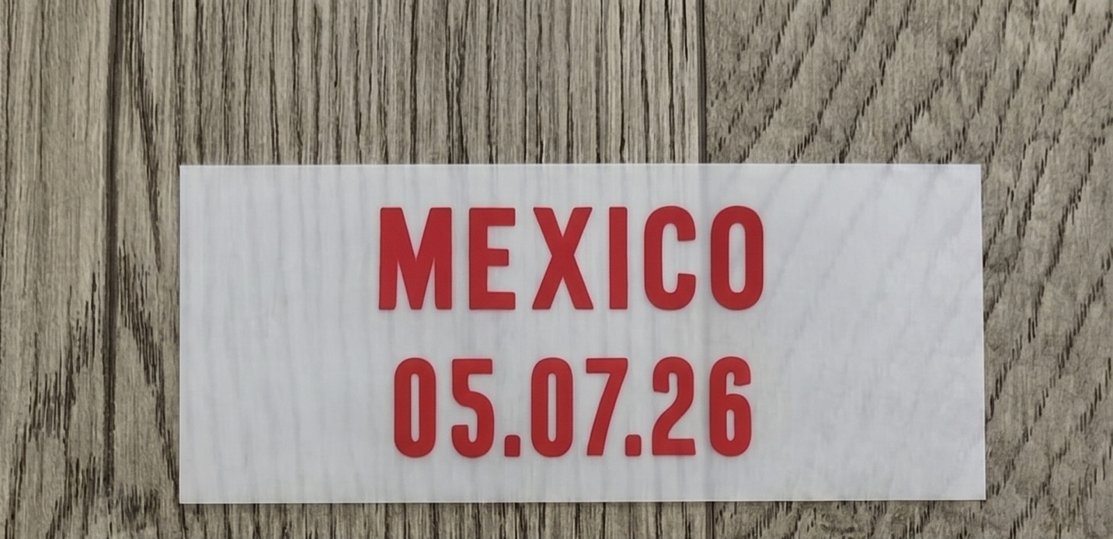 Mondial 2026 ENGLAND vs MEXICO Match Details Mexico City Patch Badge