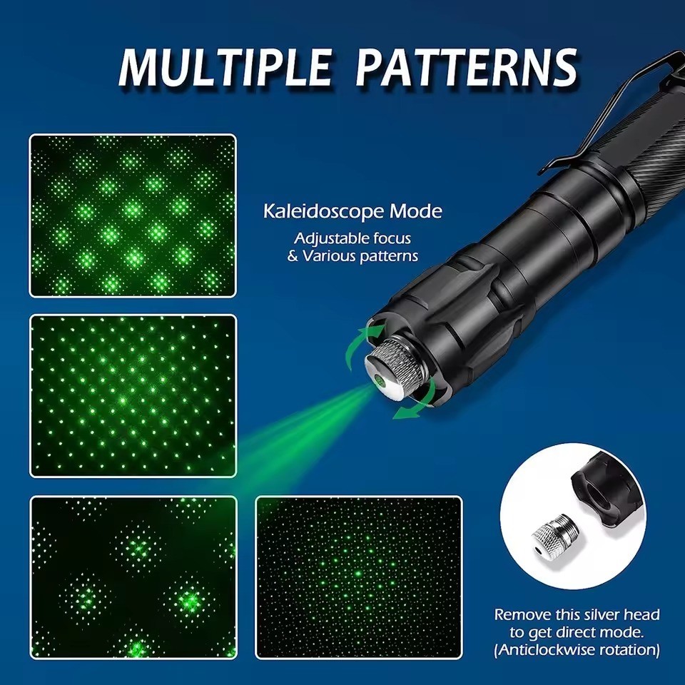 Presentation Laser Pointer Pen Pet Automatic Toys Adjustable Laser Focus Pen
