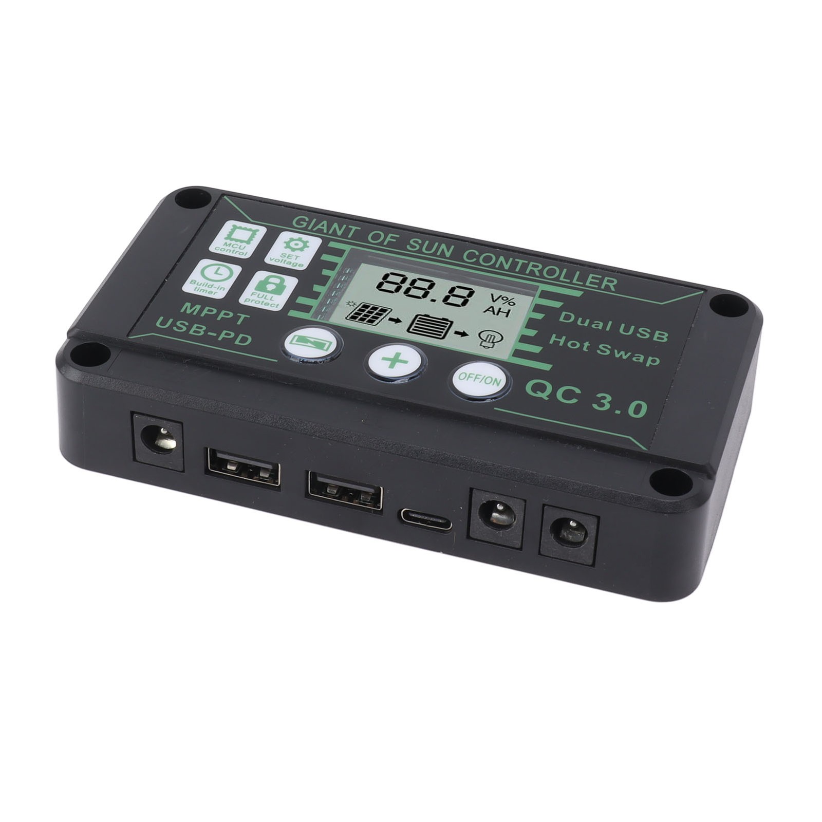 ♡ 10A Solar Charge Controller MPPT ABS Auto Solar Regulator Charge