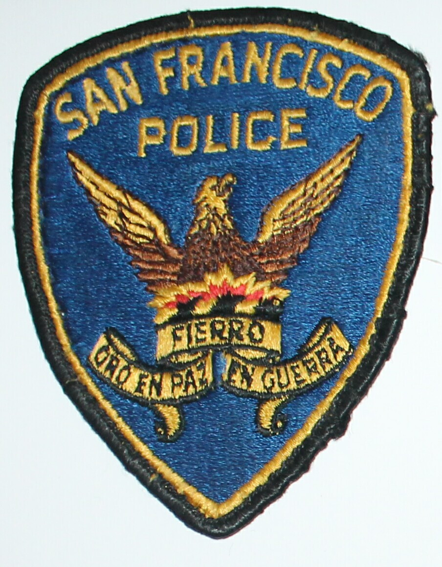Very Old SFPD SAN FRANCISCO POLICE DEPT California CA PD Vintage Used Worn #81