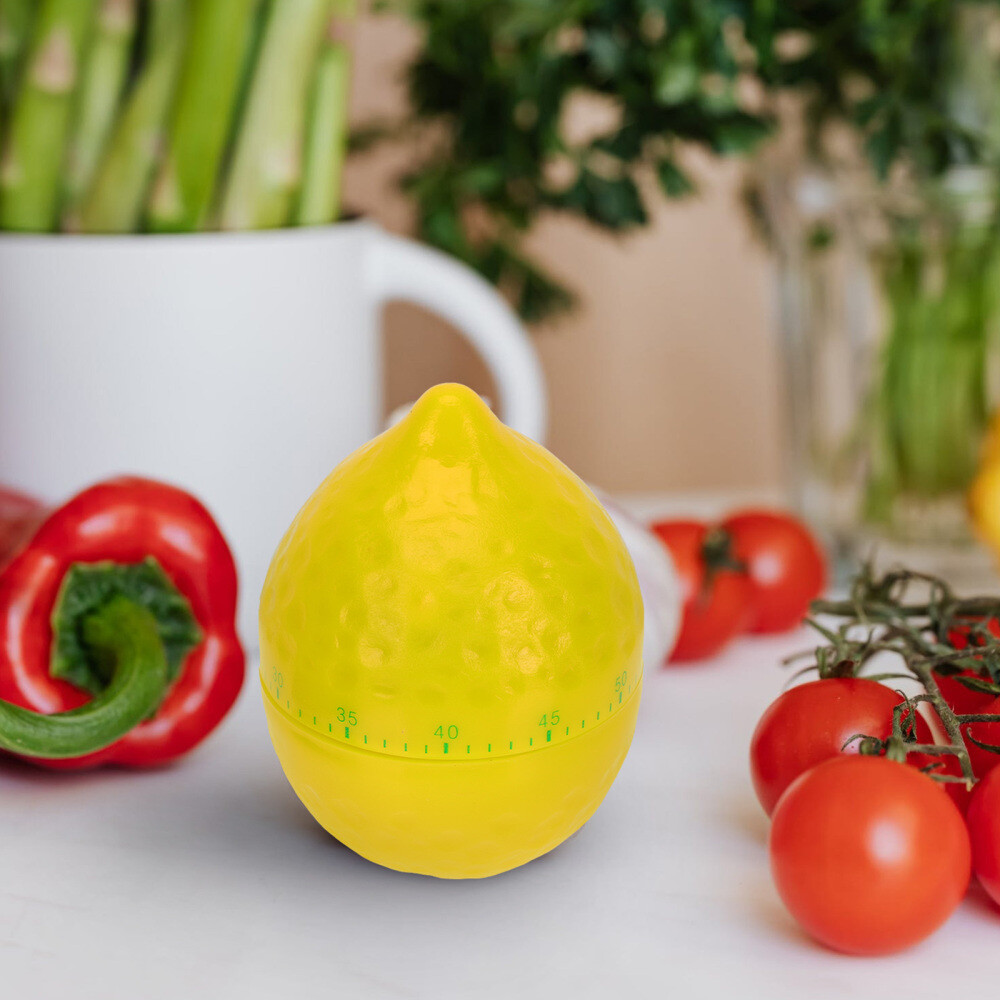 Manual Mechanical Timer Fruit Shape Kitchen Timer Cooking Countdown Tool .