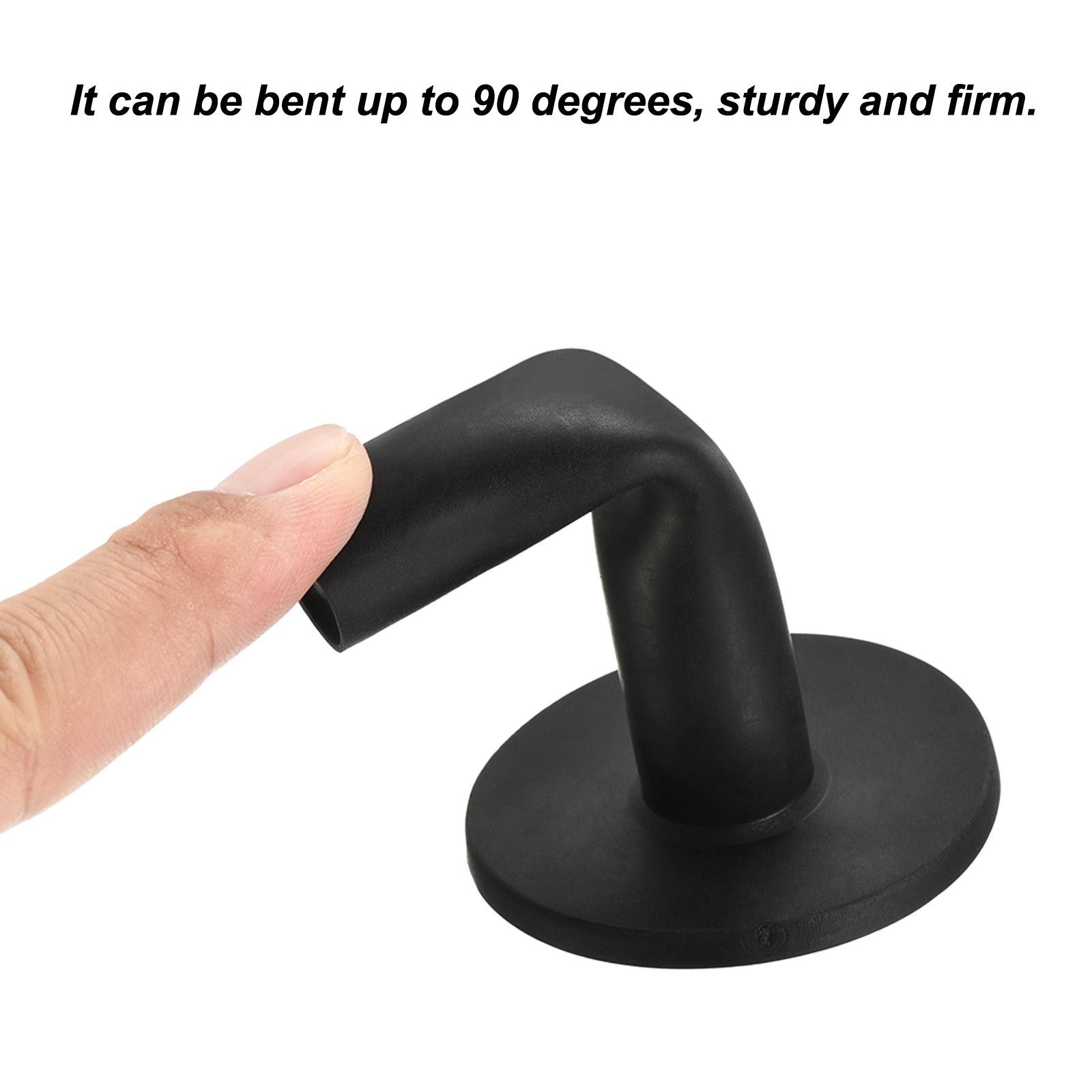 10pcs 2.7 Inch Rubber Golf Tee Driving Range Tee Stable Ball Holder Black