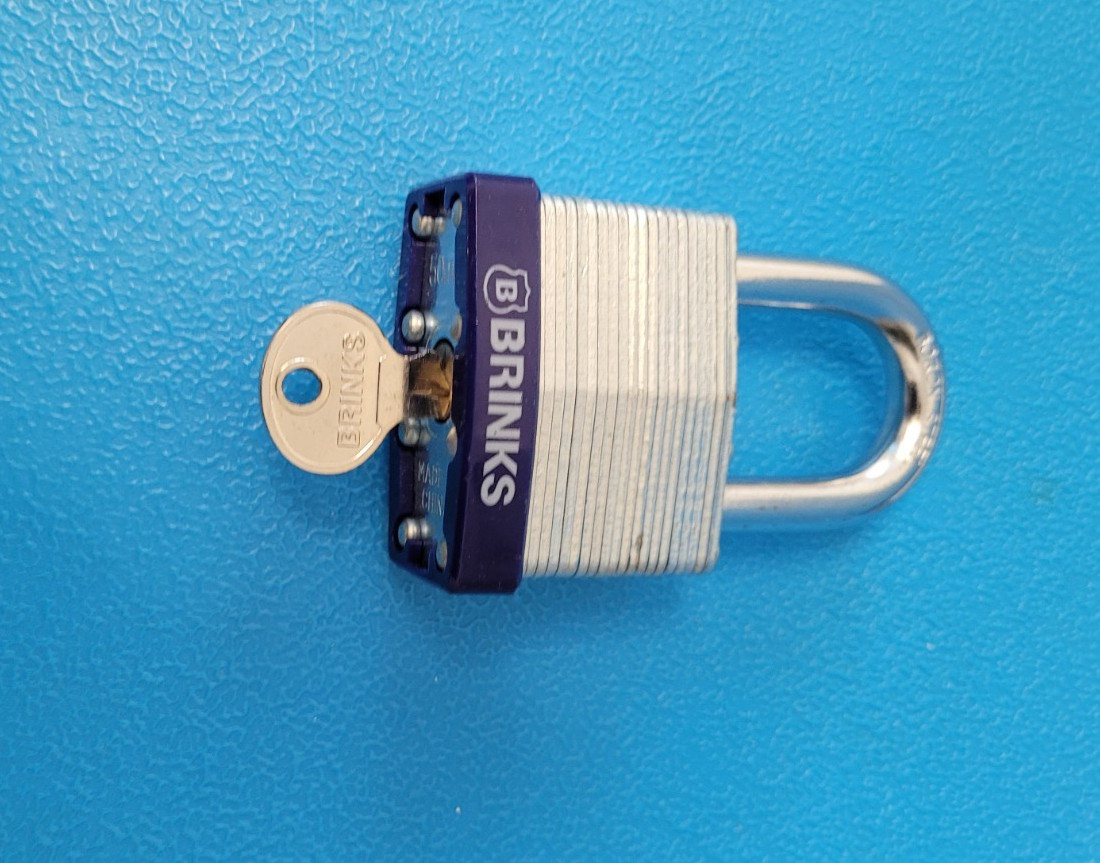 Brinks Laminated Boron Steel padlock 50mm