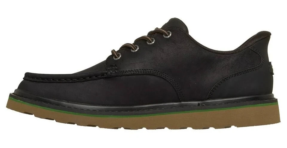 John Deere Skechers Black Loafer Shoes Anti Slip Mens Waterproof Slip Ins 256092