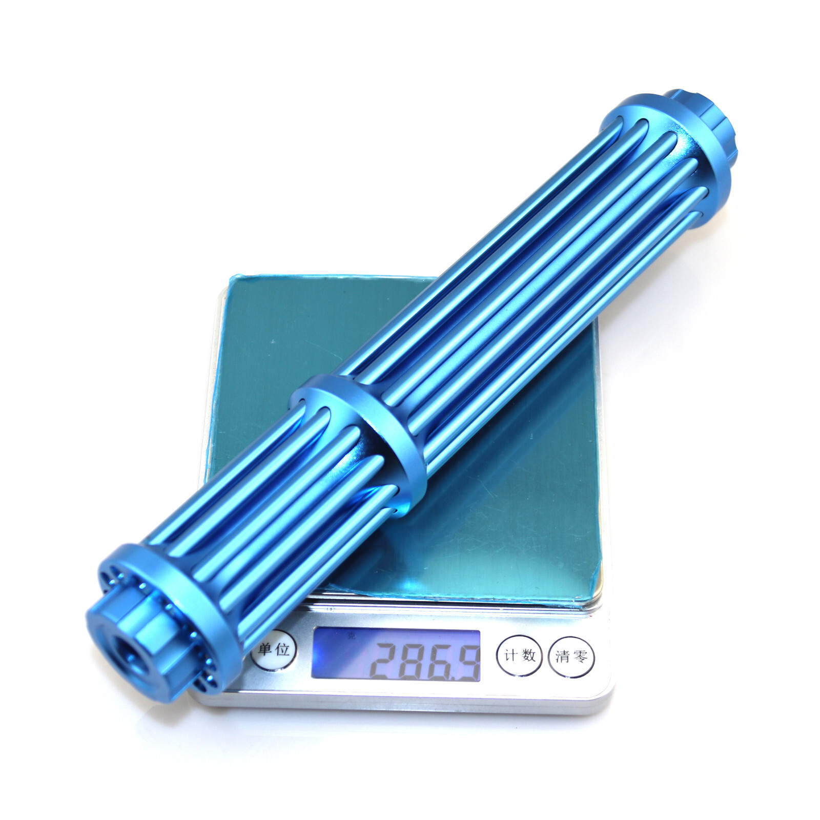 Blue Laser Pointer Adjustable Focus 450nm-5000 Visible Beam Dot Laser +Case