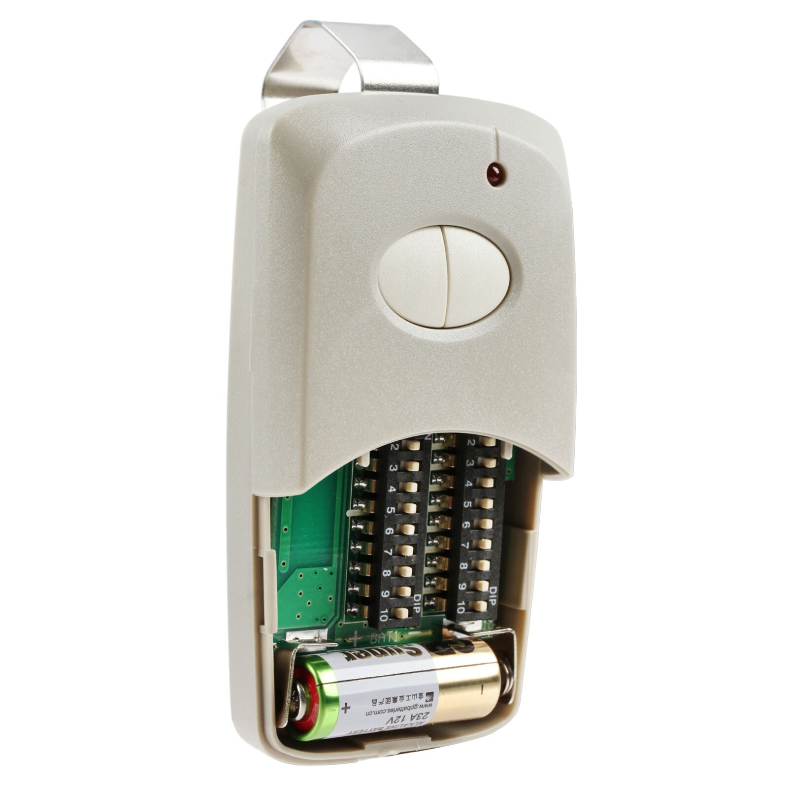 2 Garage Door Opener 2-Button Remote Grey for Linear Multi-Code MCS412001