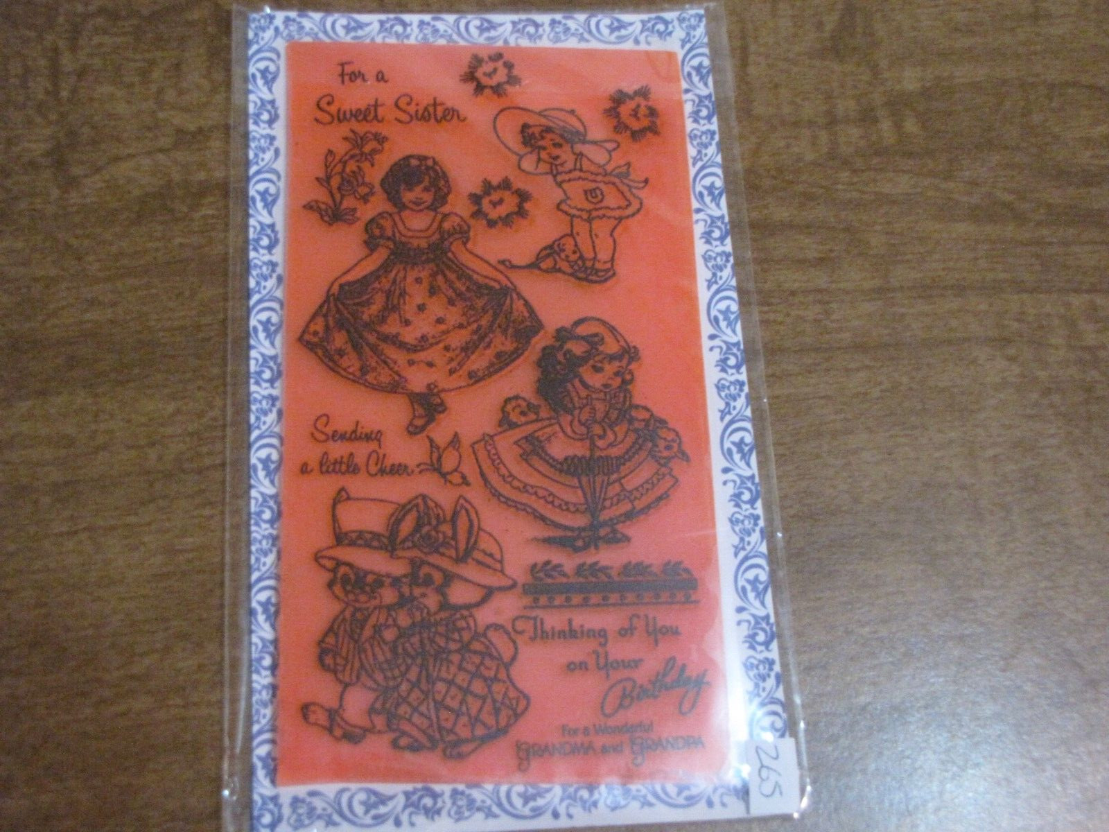 FLONZCRAFT THINKING OF YOU STAMP CLEAR SET