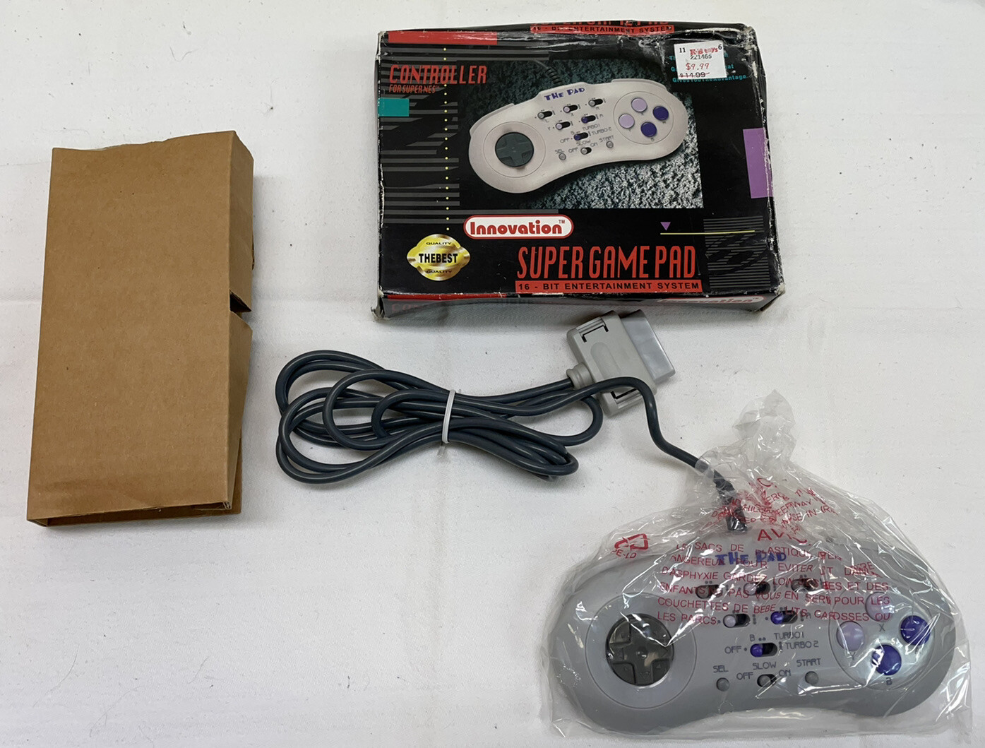SNES Super Nintendo SuperPad Controller Made  By Innovation Game