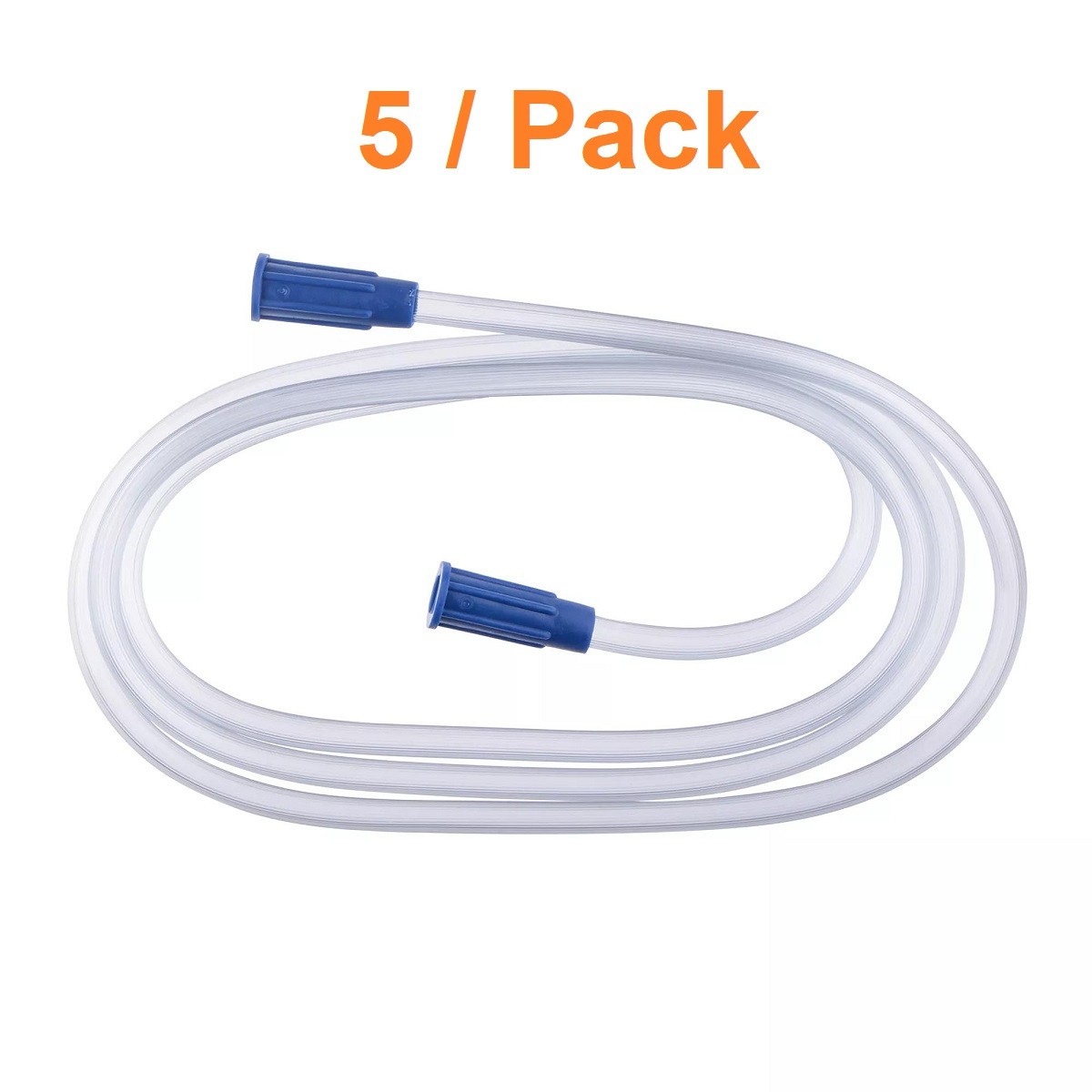 5 Suction Tubing Sterile For Suction Canister 3/16 Inch I.D. - 6 Foot Long