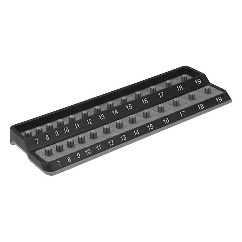 Mechanics Time Savers 3/8" Drive Metric 26-Slot Gray Friction Peg Socket Holder