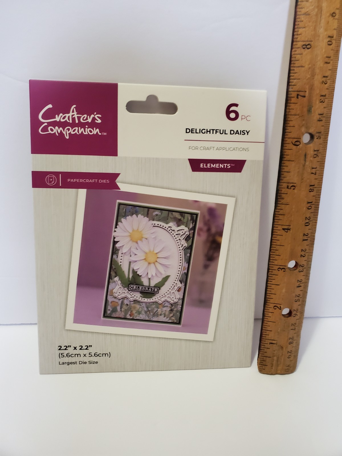 CC1 Crafters Companion Elements Delightful Daisy 5pc Die Set New