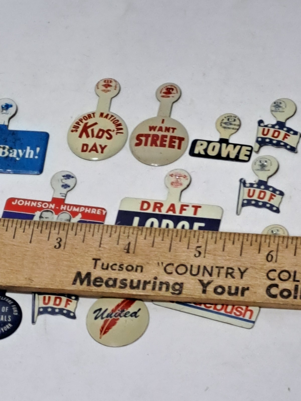 14 MOSTLY POLITICAL FOLD OVER TAB PINS