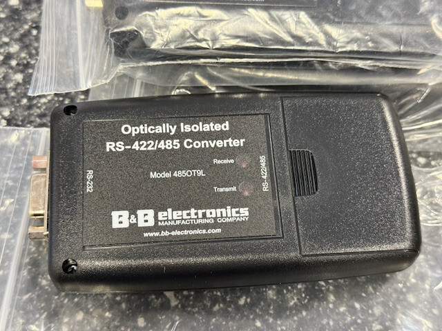 B&B Electronics 485OTLED RS-232 RS-422/485 Optically Isolated Converter ~ New