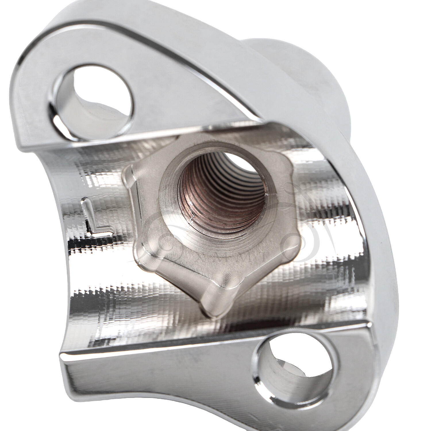 Chrome 2" Handlebar Risers Bottom For Harley Dyna Street bob Softail Sportster