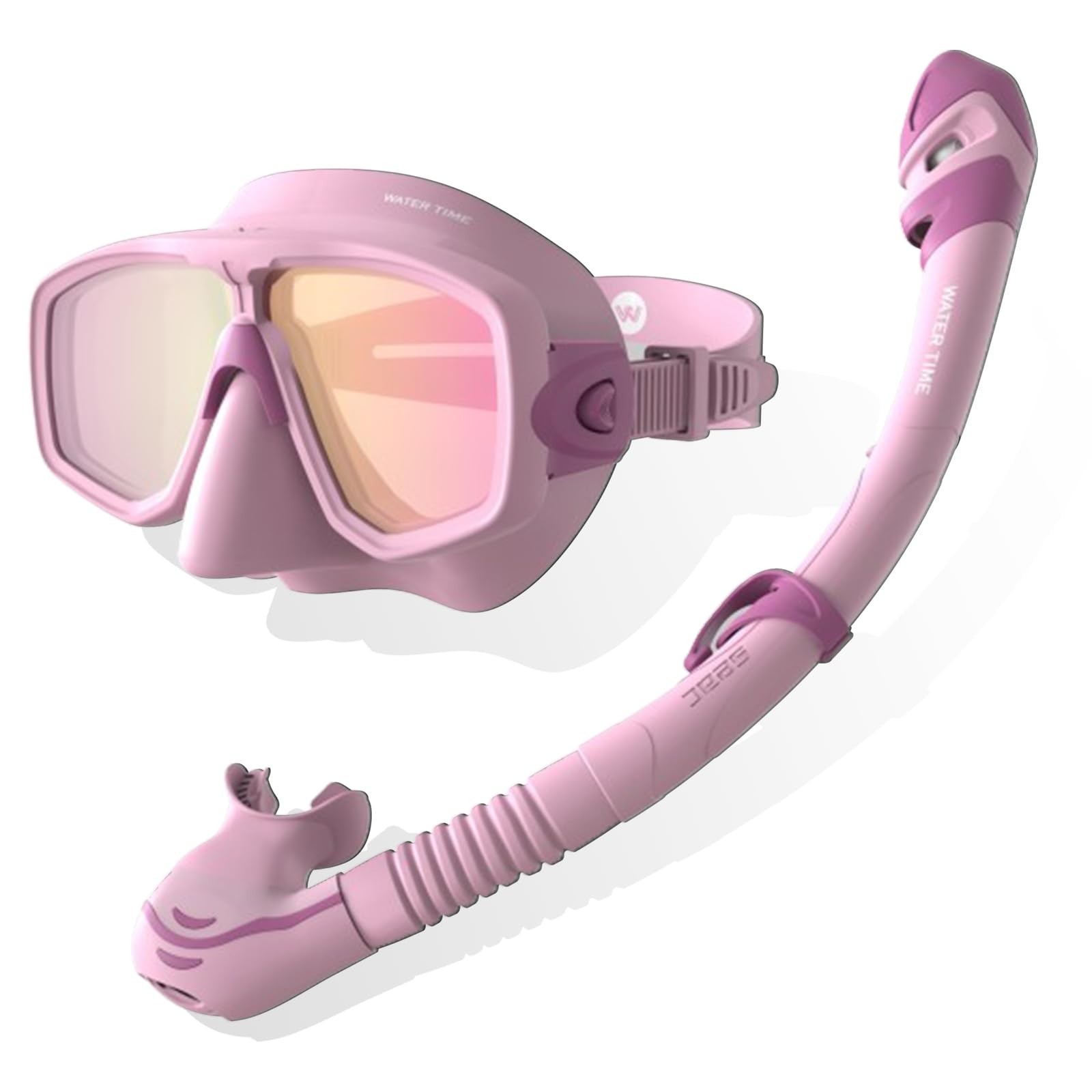 WATERTIME Snorkeling Gear for Adults, Dry Top Snorkel Set with Anti-Fog Panor...