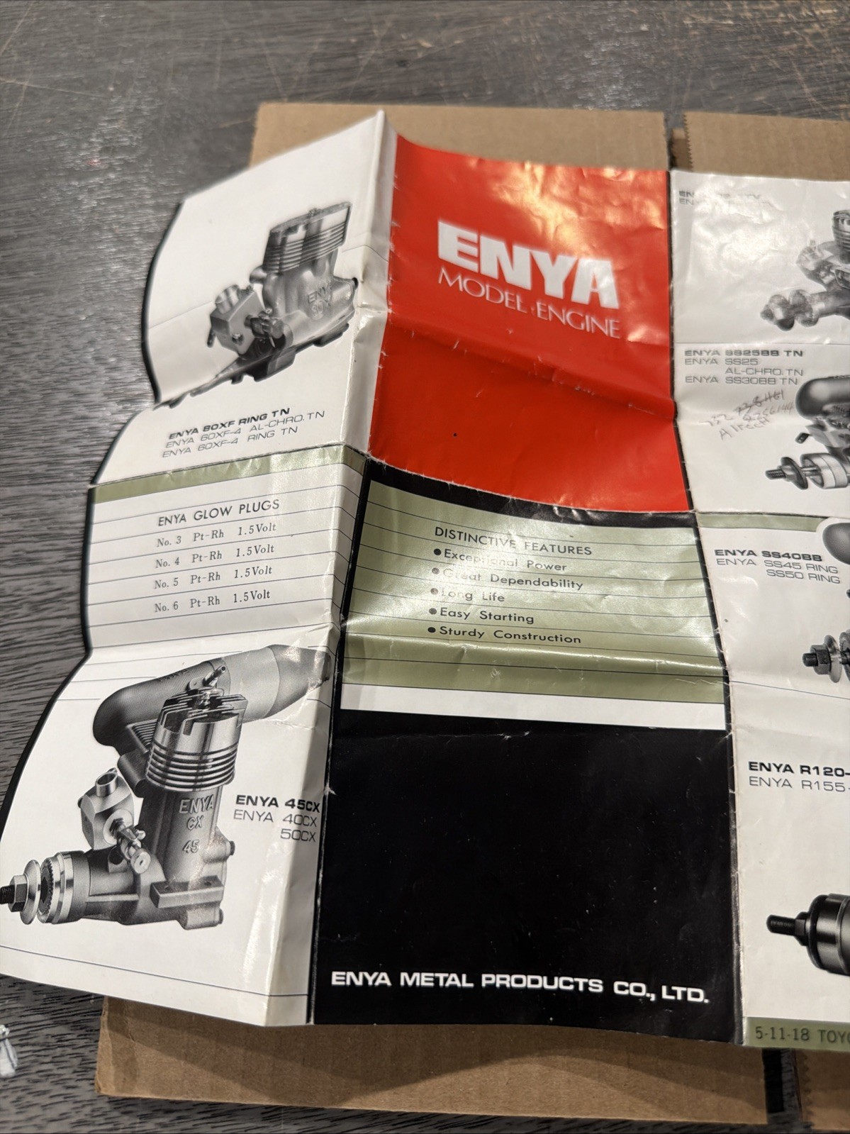 enya Model Engine poster READ