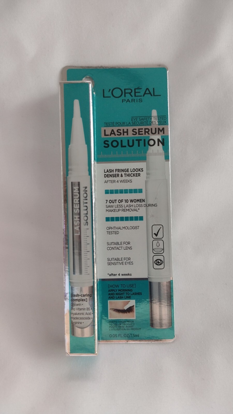 NIB L'Oreal Lash Serum Solution 0.05 fl oz