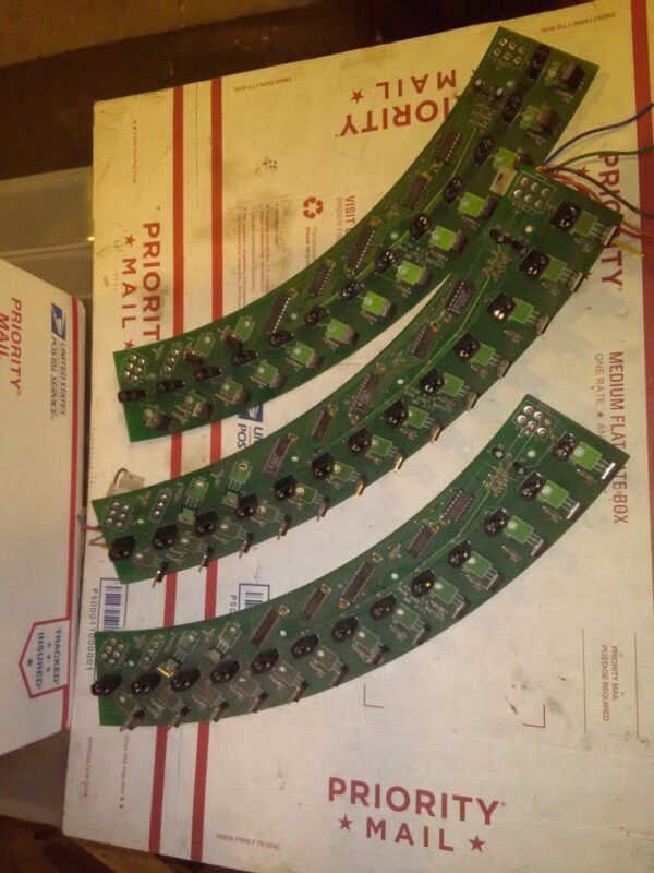 ice wheel of fortune arcade redemption light ring pcb lot #79
