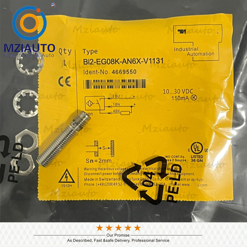 For Turck BI2-EG08K-AN6X-V1131 Inductive Proximity Switch Sensor 10-30VDC 150mA