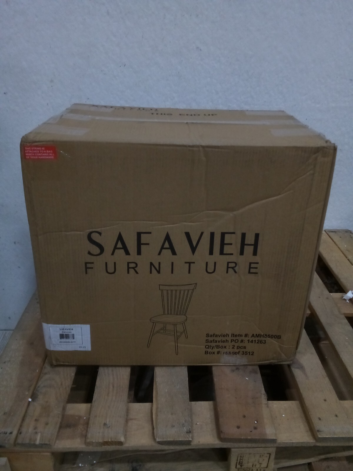 Safavieh Spindle Dining Chair ( Set Of 2), Reduced Price 2172722052 AMH8500B