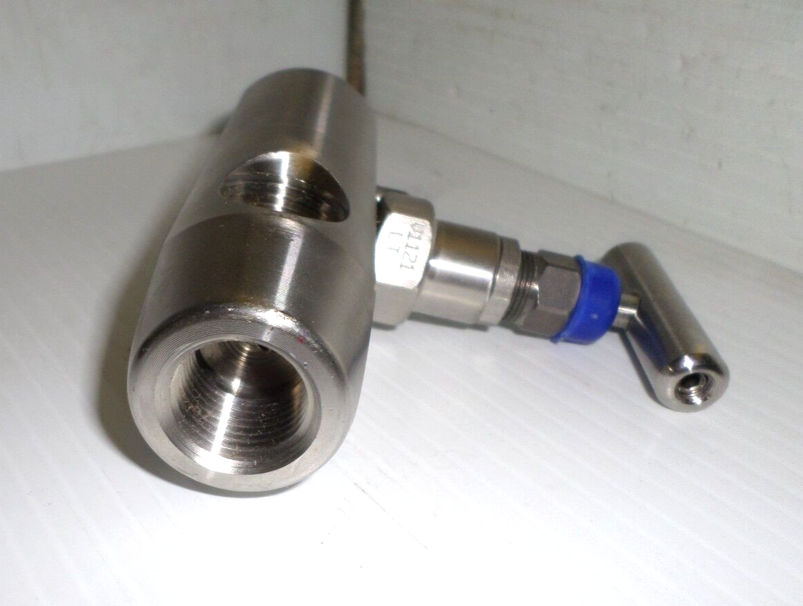 ⭐NEW⭐ SUSTECH PRECISION 316 SS STAINLESS 6,000PSI 1/2" ISOLATION NEEDLE VALVE