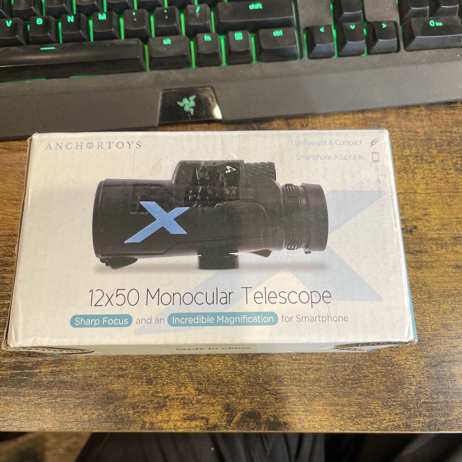 Anchortoys 12x50 Monocular Telescope NEW