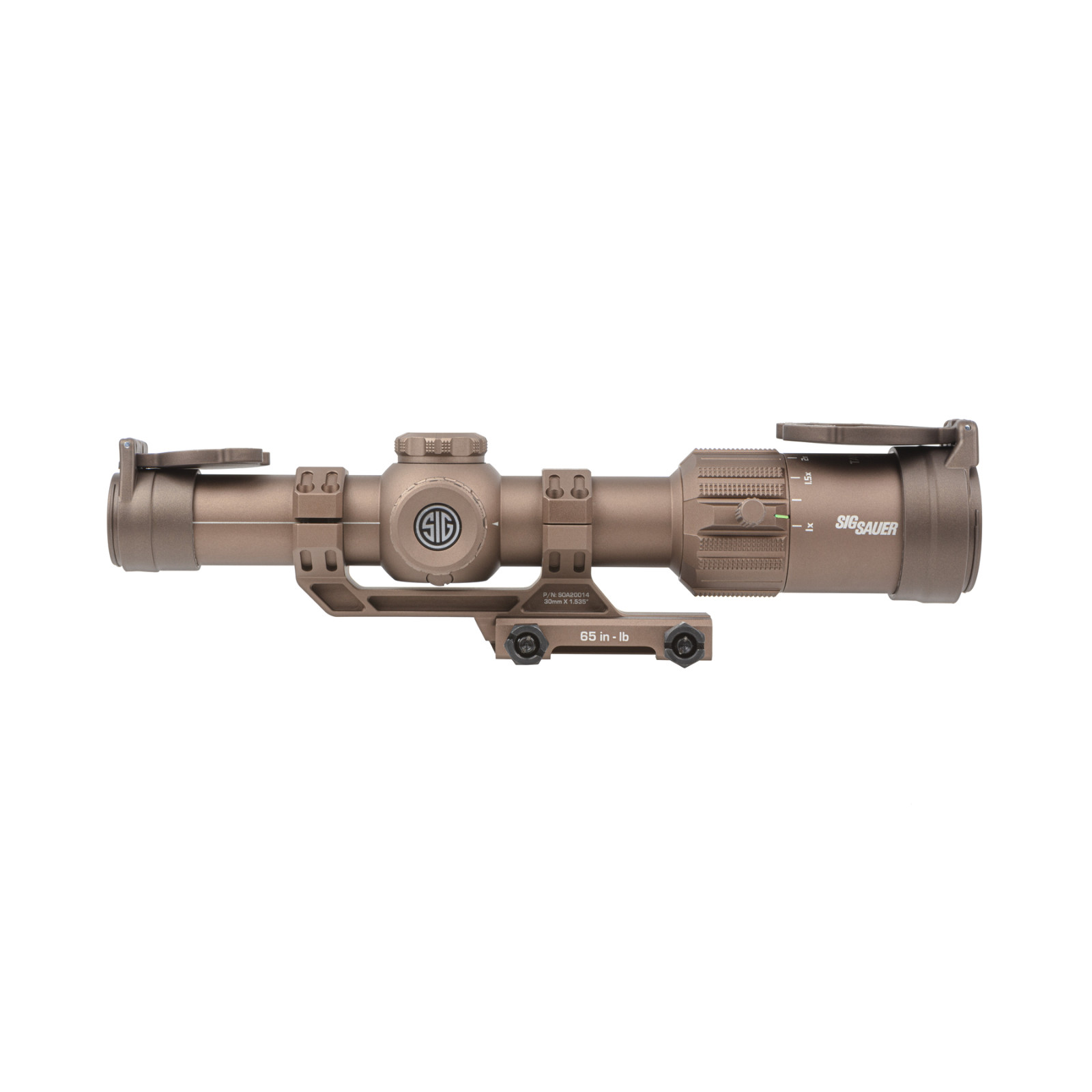 Sig Sauer TANGO-MSR 1-6x24mm Illuminated Red MSR BDC6 Reticle COYOTE - SOTM61200