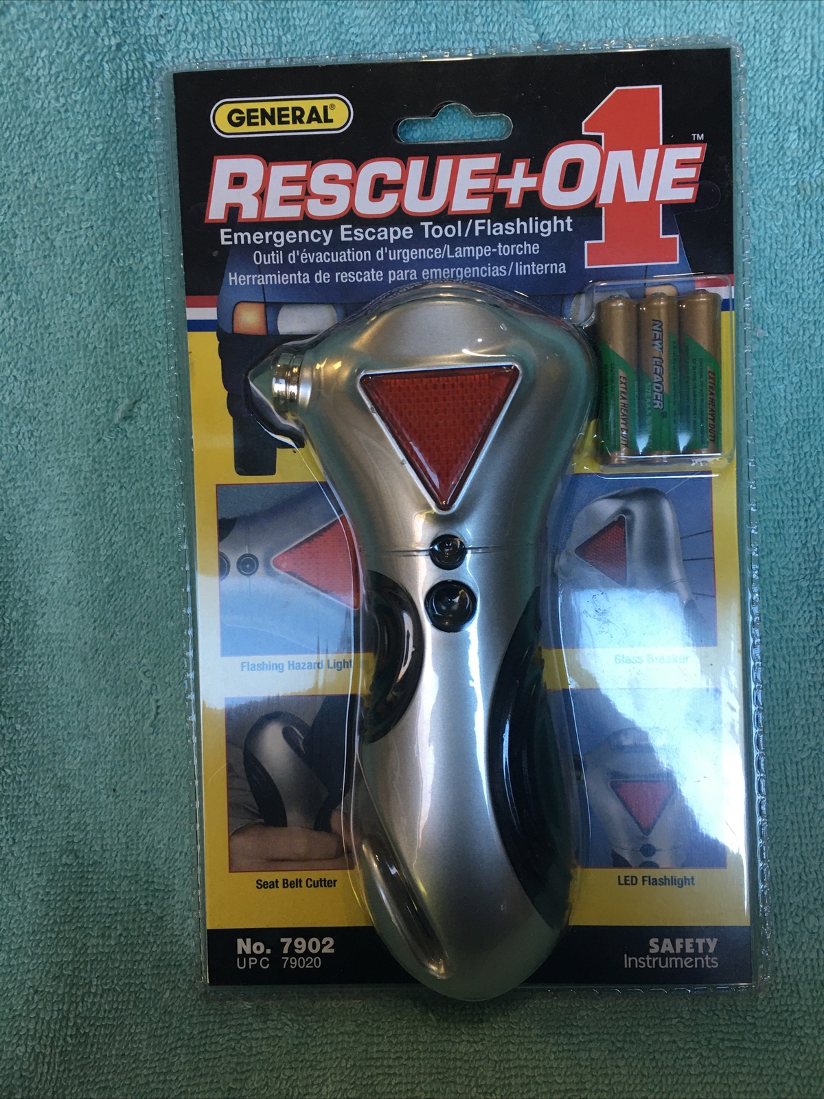 General Tools Rescue One Emergency Rescue Tool Glass Breaker Brand New