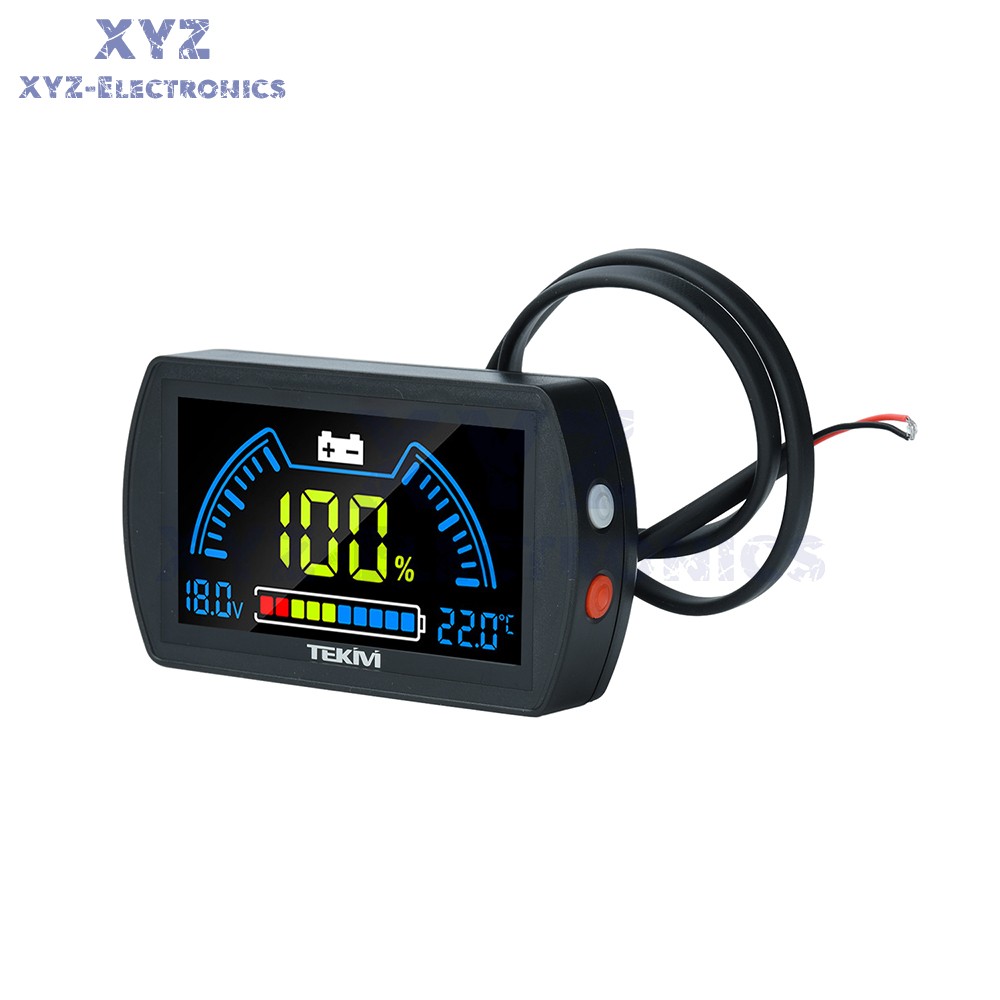 Digital Voltage Power Indicator Temperature Sensor Two-Wire Battery Level Meter