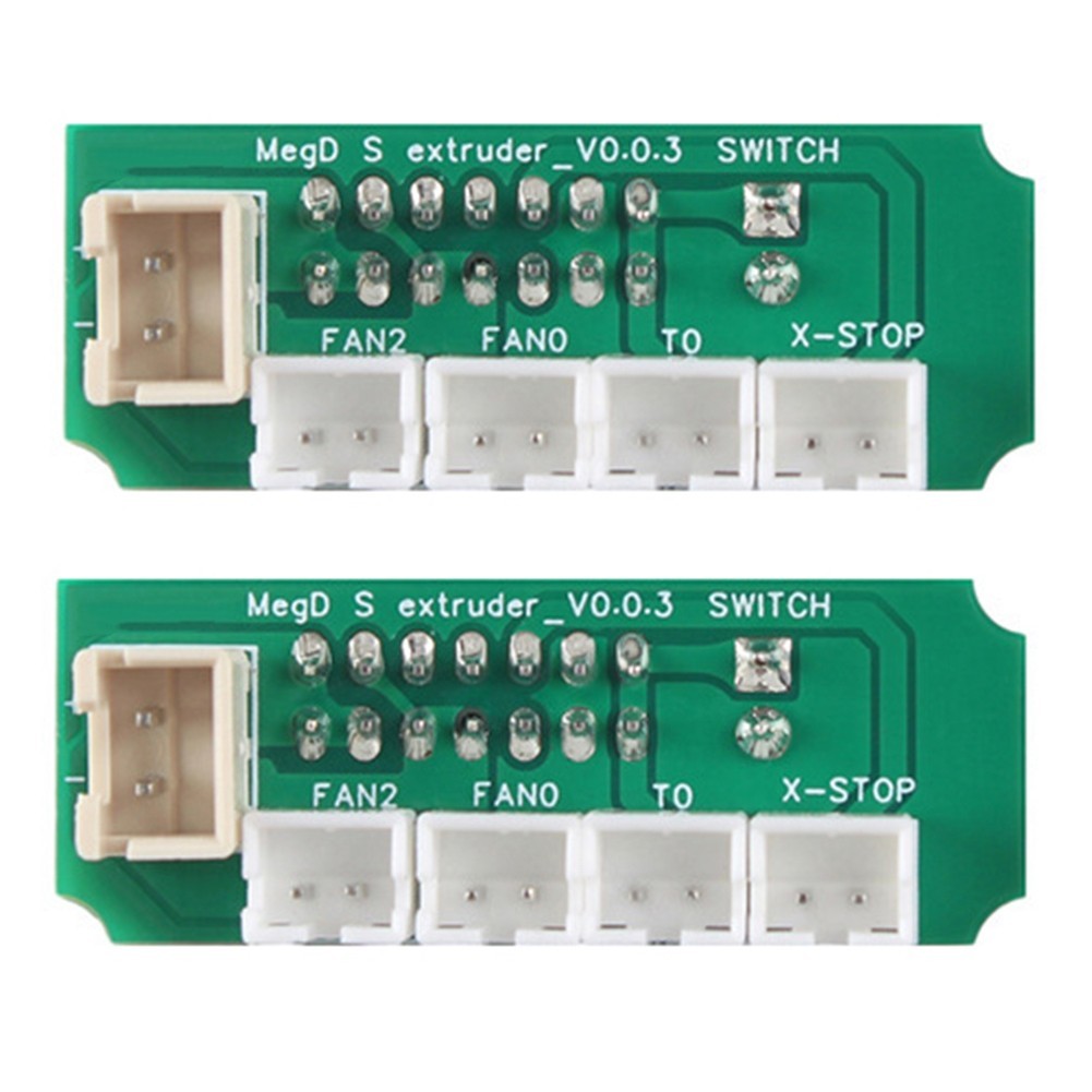 2pcs Extruder Transfer PCB Board Replacement Part for MegaS Pro Hot End Printer
