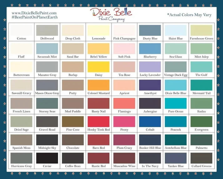 DIXIE BELLE CHALK MINERAL PAINT 8OZ - SELECT COLOR