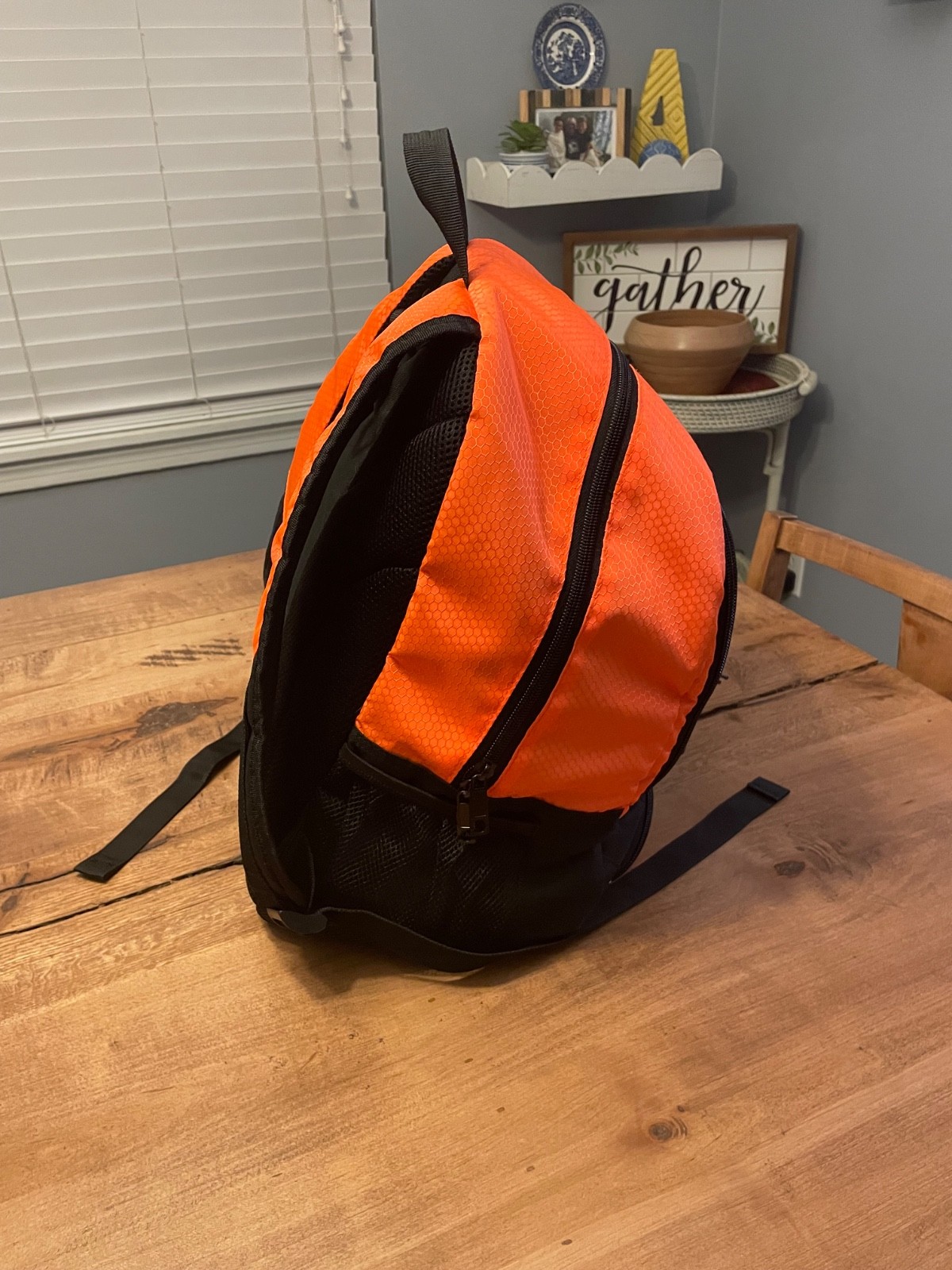 HIMAL backpack blaze orange large multi pockets, excellent condition