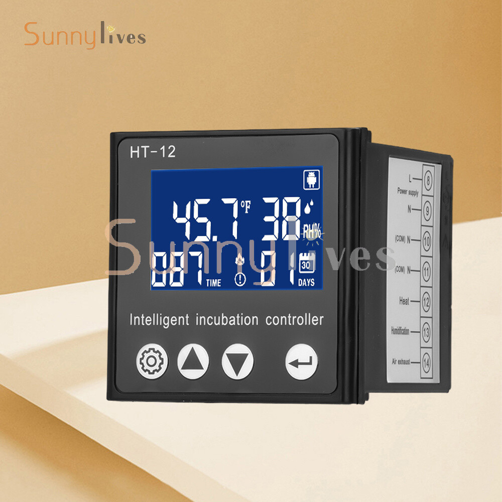 HT-12 LCD Temperature Humidity Controller Smart Incubator Temperature Controller