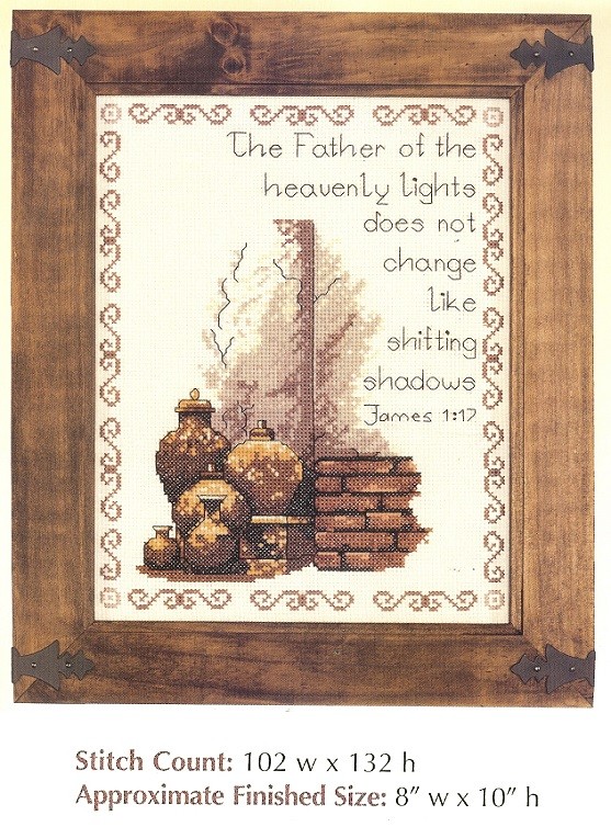 FATHER OF HEAVENLY LIGHT  -  CROSS STITCH PATTERN ONLY HM - EYYW